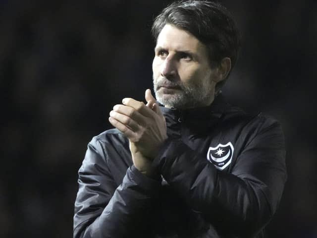 Danny Cowley has tonight been sacked as Pompey boss.
Picture: Barry Zee.