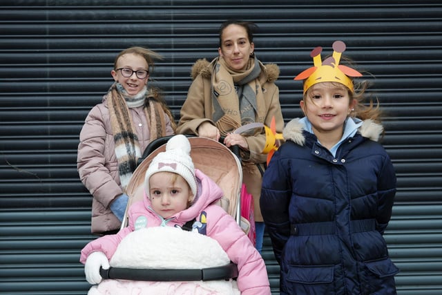 The Sterland family at the opening of Toys R Us in WHSmith, West Street, Fareham.   Picture: Chris  Moorhouse (231124-10)