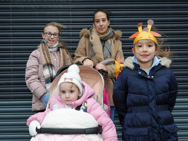 The Sterland family at the opening of Toys R Us in WHSmith, West Street, Fareham.   Picture: Chris  Moorhouse (231124-10)