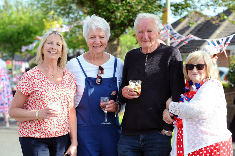 Some of the organisers at Sandyfield Crescent in Waterlooville, from left, Jill Glencross, Cyndy Goldacre and Dennis and Jane Johnston (070523-4536)