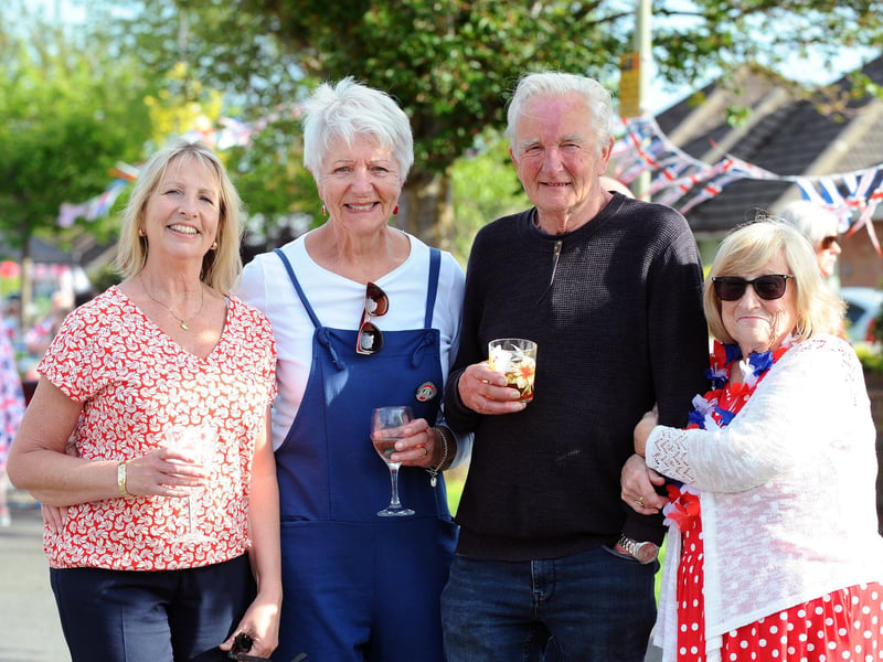 Some of the organisers at Sandyfield Crescent in Waterlooville, from left, Jill Glencross, Cyndy Goldacre and Dennis and Jane Johnston (070523-4536)