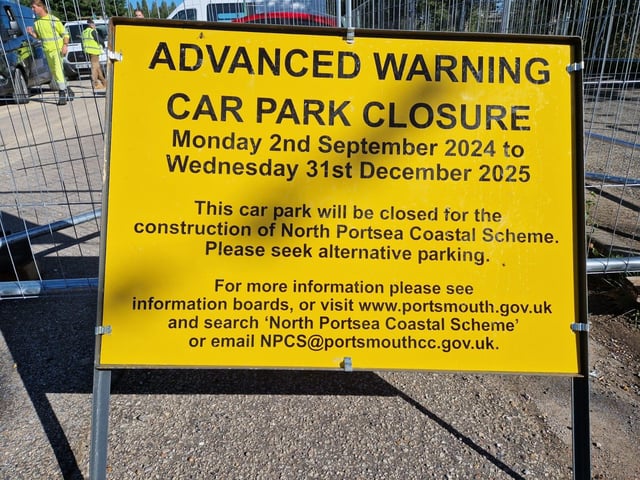 The carpark immediately next to Ports Creek on the southbound carriageway into the city will be closed while the works are carried out