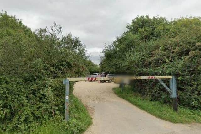 Entrance to Northney Park. Pic Google