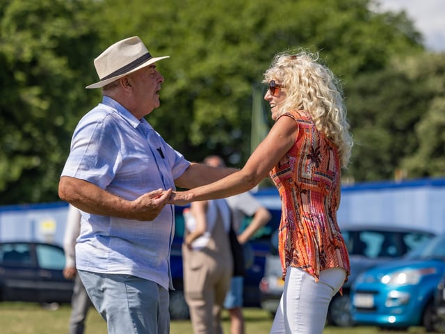 Jiving at the Bandstand. Picture: Mike Cooter (210724)