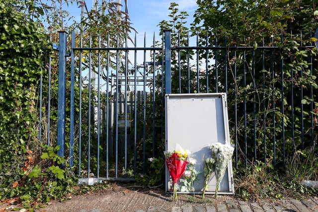 Floral tributes in Goldsmith Avenue, Portsmouth
Picture: Chris Moorhouse (jpns 150923-22)