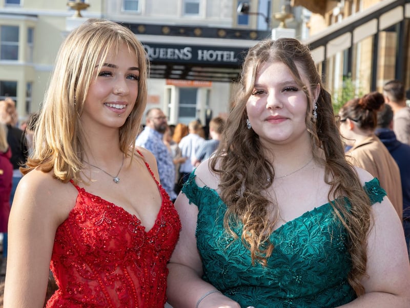 Portsmouth Academy held their prom at the Queens Hotel in Southsea on Wednesday evening.Pictured - Students arriving at their Prom at the Queens Hotel in Southsea