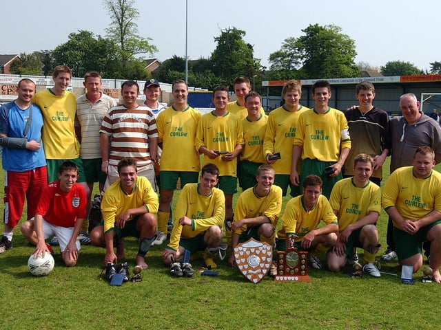 Havant Sunday League junior cup runners-up Curlew Rangers pictured in 2007.