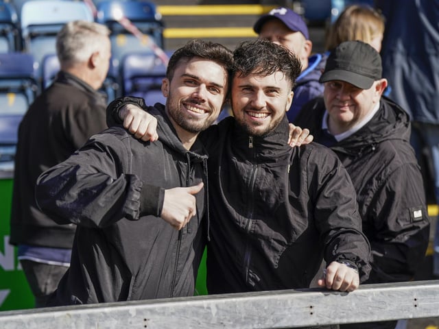 Pompey fans didn't have far to travel to the game at Wycombe