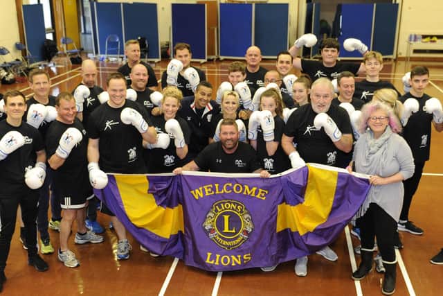Knox White at the launch of the Heart of Hayling Boxing Club, funded by the island's Lions club, in 2018. Picture: Ian Hargreaves