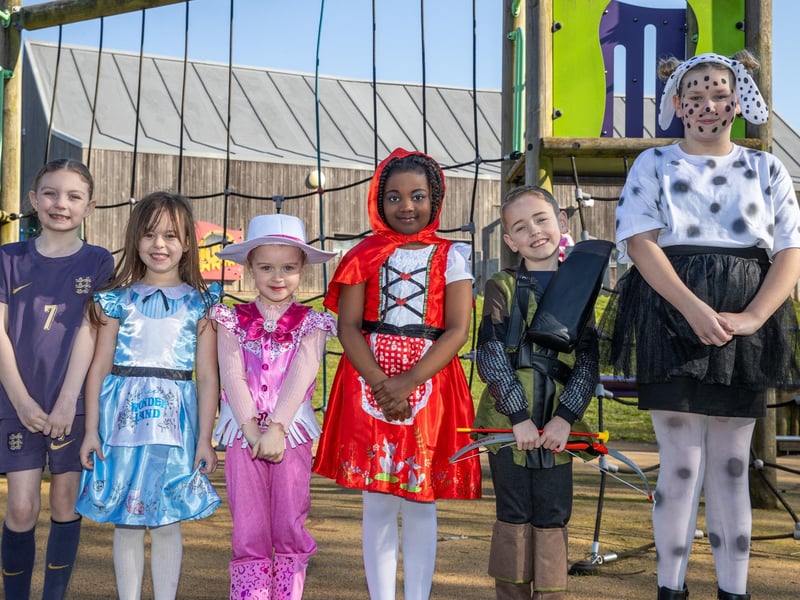 Staff and pupils from Victory Primary School dressed to impress for World Book Day 2025. Pictured - Pupils from Victory Primary School dressed up for World Book Day. Photos by Alex Shute