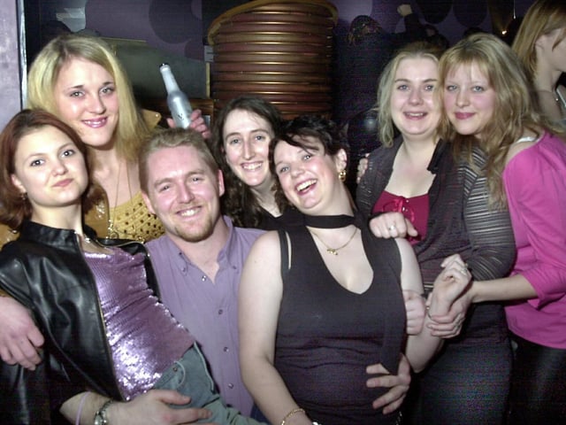 Revellers enjoying the Friday night scene at Club Uropa in Guildhall Walk, Portsmouth.