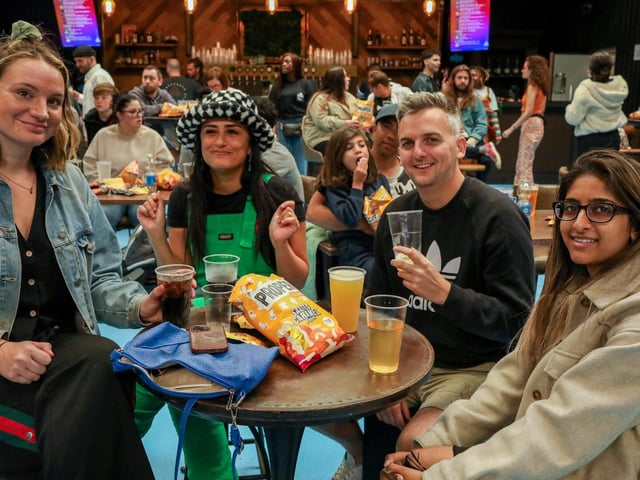 In the crowd. Live at the Bandstand from the Staggeringly Good Brewery, Rodney Road, Fratton. Picture: Chris Moorhouse (150624-28)