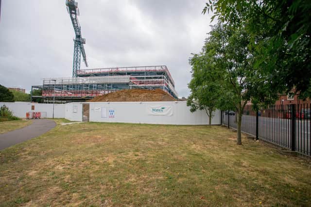 A public footpath will run alongside the 11,000sq ft site. Picture: Habibur Rahman
