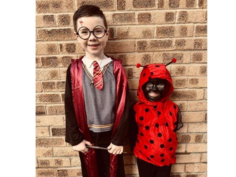 Amazing costumes for these two youngsters!