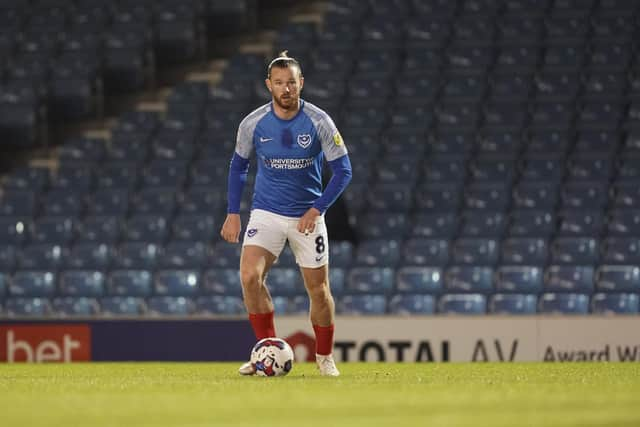 Danny Cowley hopes Ryan Tunnicliffe will remain at Fratton Park - but the clock is ticking. Picture: Jason Brown/ProSportsImages