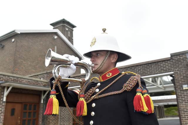 Pictured is: Cpl Bug Jordan Wilson. Picture: Sarah Standing (080823-7549)