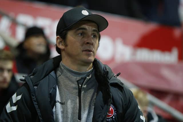 Fleetwood manager Joey Barton