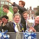 Pompey's capture of the First Division title in 2002-03 ranks as Milan Mandaric's favourite moment in football. Picture: Malcolm Wells