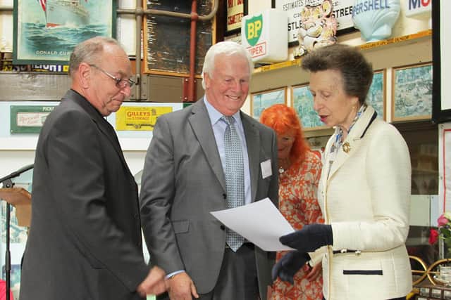 CPPTD officials with Princess Anne, the Patron of the National Transport Trust. Picture by Albany Communications