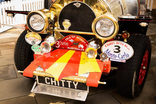 Pictured is: Detail of Chitty Chitty Bang Bang

Picture: Keith Woodland (180321-11)