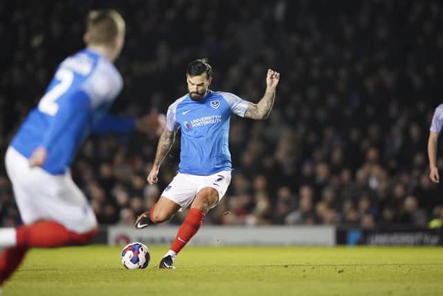 Marlon Pack scores his superb free-kick against Ipswich.