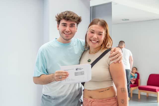 Joe White celebrating with friend Marianne Gajdosova. 

Picture: Habibur Rahman