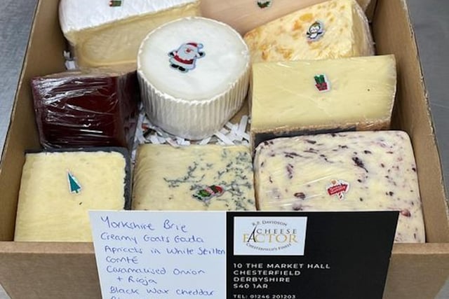 For the cheese-loving mum! A wide range of cheeseboards are available for all occasions and all year round. 
Cheeseboards – Prices vary
For more information or to make an order, please visit in store or get in touch: http://www.cheese-factor.co.uk, 01246 201203, info@cheese-factor.co.uk