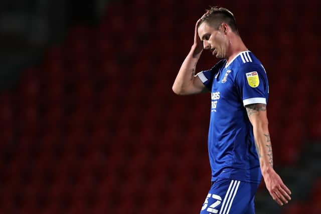 Oli Hawkins has scored just the one goal for Ipswich. Picture: George Wood/Getty Images