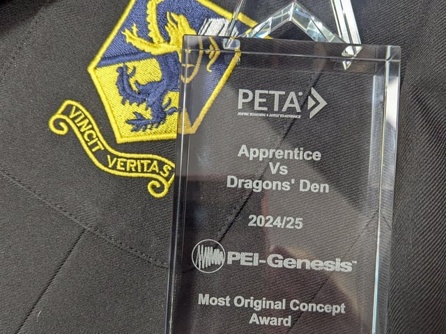 Purbrook Park School Apprentice Vs Dragon Den "Most Original Concept" Award