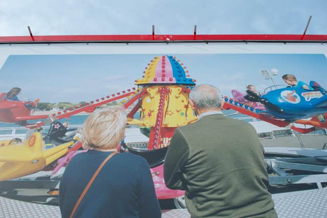 A photograph taken by Eastney-resident Karl Bailey, now displayed on the billboards along Goldsmith Avenue, across the road from the Lidl supermarket.