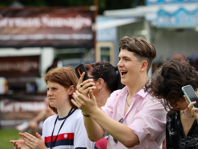 Pictured - Locals enjoying the entertainment. Photos by Alex Shute.