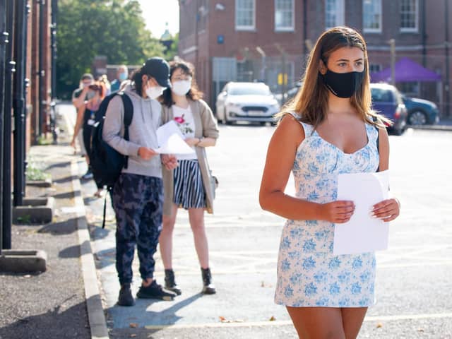 Covid testing being held for asymptomatic staff and students at University of Portsmouth in Milldam car park, Portsmouth on 18 September 2020

Pictured: Emily Gittings waiting to have her test done at the mobile testing centre.

Picture: Habibur Rahman