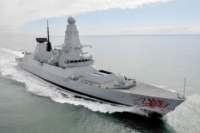 HMS Dragon is being sent to Cyprus to help protect British military personnel as part of the UK's defensive operations.   (Image: Nicky Wilson/MoD)