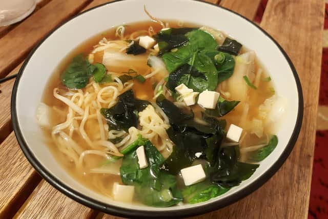 The vegetable ramen from Nara.
