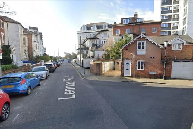 The sexually assault took place between at the junction of Lennox Road South and Auckland Road East. Picture: Google Street View.