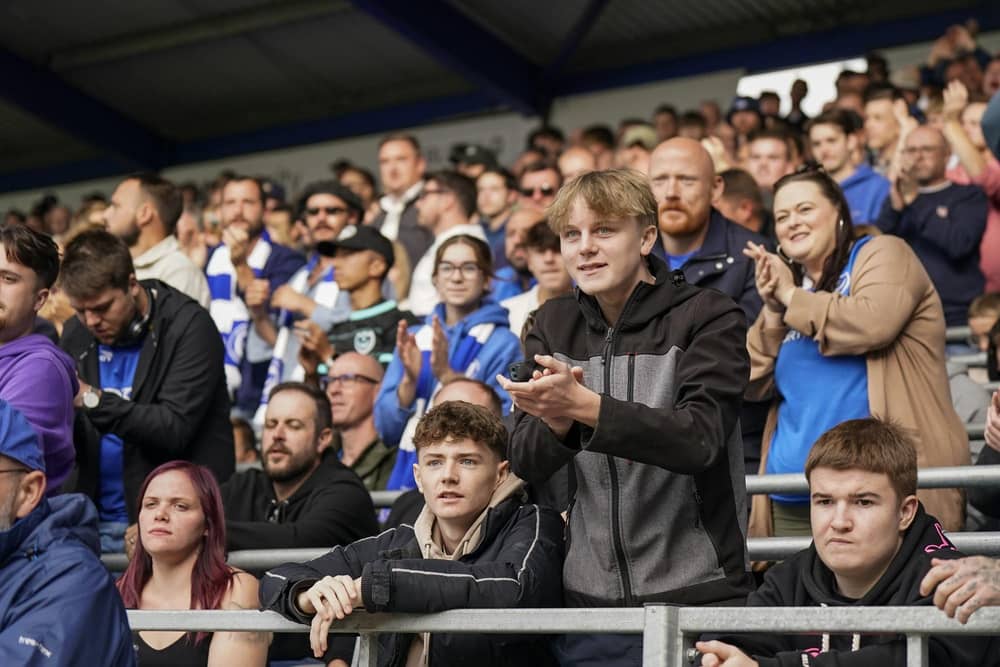 The Pompey fans certainly delivered after John Mousinho asked fans to make Frattonn Park as intimidating as possible for the visit of the Blades.