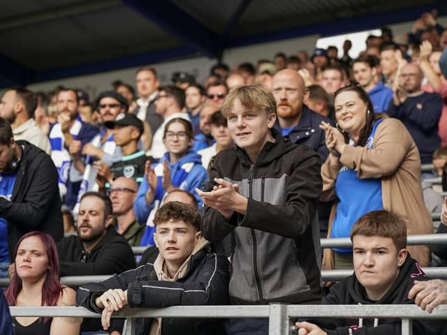 The Pompey fans certainly delivered after John Mousinho asked fans to make Frattonn Park as intimidating as possible for the visit of the Blades.
