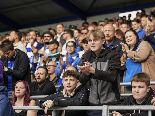 The Pompey fans certainly delivered after John Mousinho asked fans to make Frattonn Park as intimidating as possible for the visit of the Blades.
