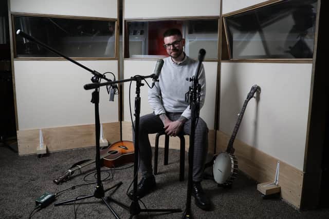 Somewhere in The Wildwood, aka Matthew Harrison, at Mayfield Studio, on February 26, 2020,  Photo by Tony Palmer