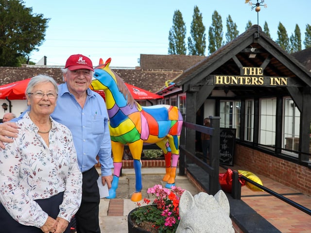 A former coaching inn that dates back to the 1700s, the outdoor space that used to be for horses is now a watering hole for thirsty guests.