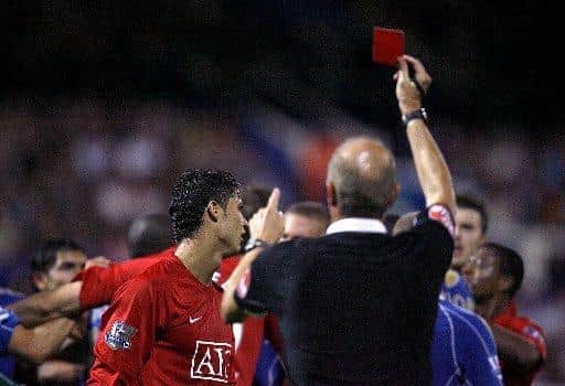 Ronaldo won just five of his Fratton Park visits, losing three of them. In August 2007, he saw red in a Manchester United draw.
