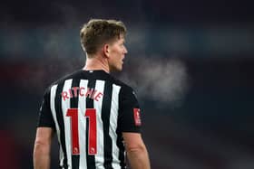 Matt Ritchie's Newcastle contract expires next month   Picture: Finney/Getty Images