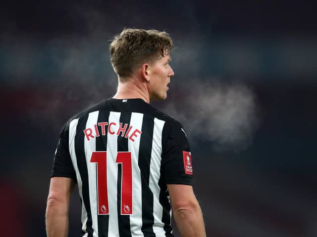 Matt Ritchie's Newcastle contract expires next month   Picture: Finney/Getty Images