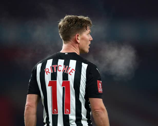 Matt Ritchie's Newcastle contract expires next month   Picture: Finney/Getty Images