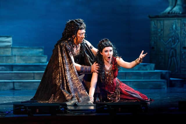 A publicity picture for Aida by the Russian State Opera