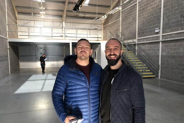 Gareth Johnson and Brian Adams, co-owners of Gym01 in Rodney Road, Fratton, who will benefit from a fundraiser that was set up to save the gym. 