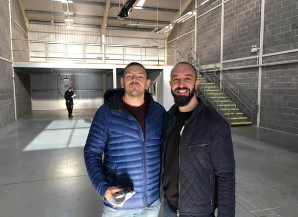 Gareth Johnson and Brian Adams, co-owners of Gym01 in Rodney Road, Fratton, who will benefit from a fundraiser that was set up to save the gym. 
