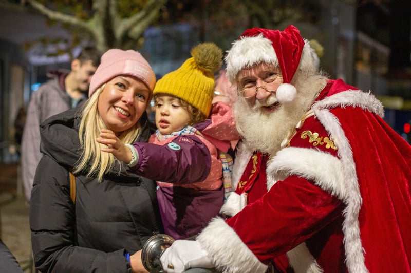 Palmerston Road Christmas Lights Switch On at Southsea on Thursday 23rd November 2023

Pictured: Crowds gather watching the main stage entertainment 

Picture: Habibur Rahman