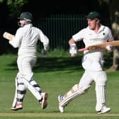 Harry Robbins, right, hit his third Hampshire League Division 4 South century of 2022 for leaders Bedhampton Mariners.

Picture: Neil Marshall