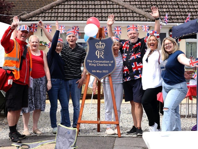 The street party in Cyprus Road, Titchfield Common